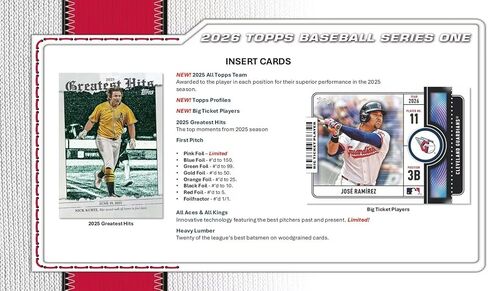 2026 Topps Series 1 Baseball Fanatics Blaster Trading Card Box (2-3 Spring Training Base Card Parallels Per Box) in Kuwait