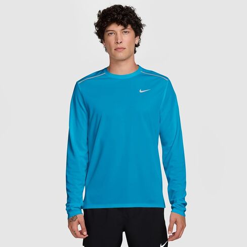 Nike Men's Miler Dri-FIT UV Long-Sleeve Running Shirt in Kuwait