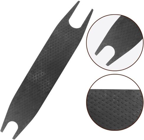 Non-Slip Foot Pad for Ninebot for es1 Electric Scooter, Rubber Replacement Deck Mat with Anti-Skid Texture for Safe Riding, Black, 1 Pack in Kuwait
