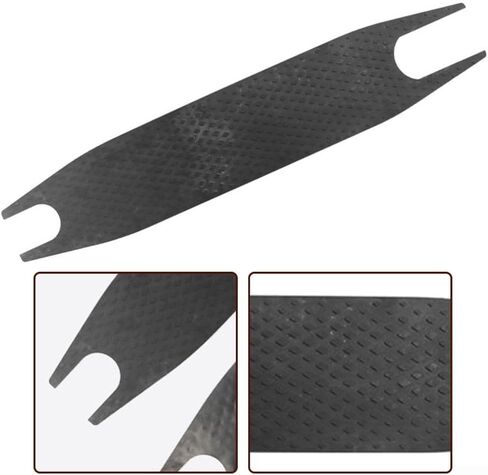 Non-Slip Foot Pad for Ninebot for es1 Electric Scooter, Rubber Replacement Deck Mat with Anti-Skid Texture for Safe Riding, Black, 1 Pack in Kuwait