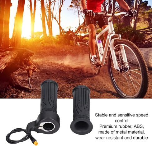 Ebike كامل تويست قبضة خنق، 24V-72V دراجة كهربائية مسرع مقبض سكوتر تويست مسرع مقبض مع مشترك مقاوم للماء للتحويل in Kuwait