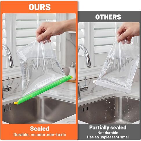 20PCS Magic Bag Sealer Slide Sticks 4 Sizes Reusable Plastic Chip Clips, Airtight Watertight Stay Fresh Bags Sealing Stick Closure Rods Easy Kitchen Food Storage Clip (4 Colors) in Kuwait