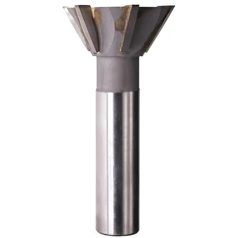 Carbide Dovetail Cutter - 45/55/60 Degrees, 16-60mm Cutting Diameter, Straight Shank End Mill for Metal Machining(35x60degrees) in Kuwait