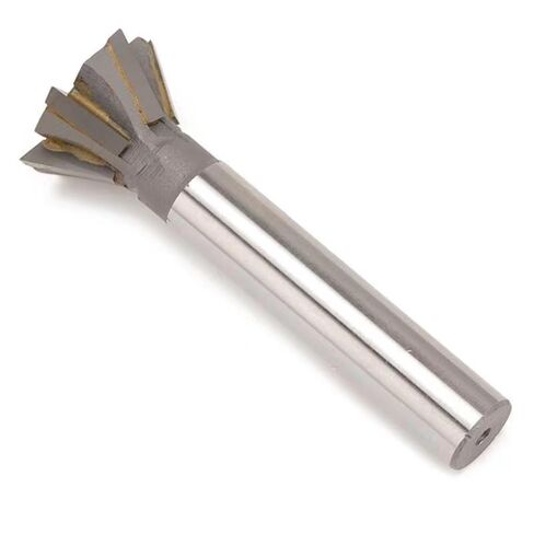 Carbide Dovetail Cutter - 45/55/60 Degrees, 16-60mm Cutting Diameter, Straight Shank End Mill for Metal Machining(35x60degrees) in Kuwait