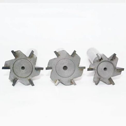 Carbide Dovetail Cutter - 45/55/60 Degrees, 16-60mm Cutting Diameter, Straight Shank End Mill for Metal Machining(35x60degrees) in Kuwait