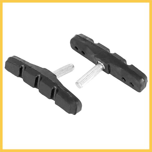 2 Pair Cantilever Bike Brake Pads Bicycle Block Shoes Pads Threadless Post Mountain Bike MTB 70mm in Kuwait