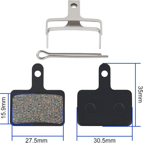 Road Passion Brake Pads Replacement for Shimano Disc Brake M375 M395 M415 M416 M416A M445 M446 M447 M465 M475 M485 M486 M495 in Kuwait