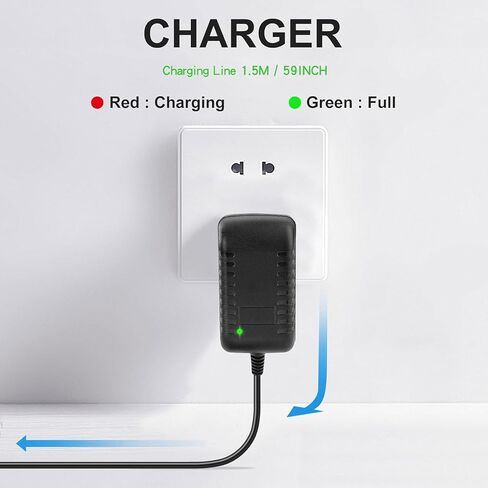 27V 0.5A Charger for Sharper Image Compatible with Sharper Image Massage Gun 1013002 1013985 1012667 2437599(NOT for 18V) Support 27V Massage Gun Power Cord in Kuwait