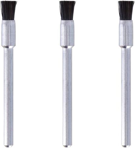 Dremel 405 Bristle Brush Accessory Set, 3 Brushes (3.2 mm) for Cleaning Flat Surfaces or Grooves in Plastic and Steel Materials in Kuwait