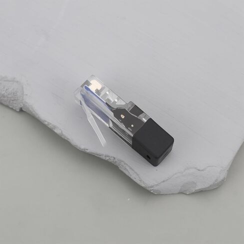 قطعتان من موصلات RJ45 مع مقاومة إنهاء 120 أوم، باللون الأسود، لاختبار الدائرة القصيرة لاتصال الخط in Kuwait