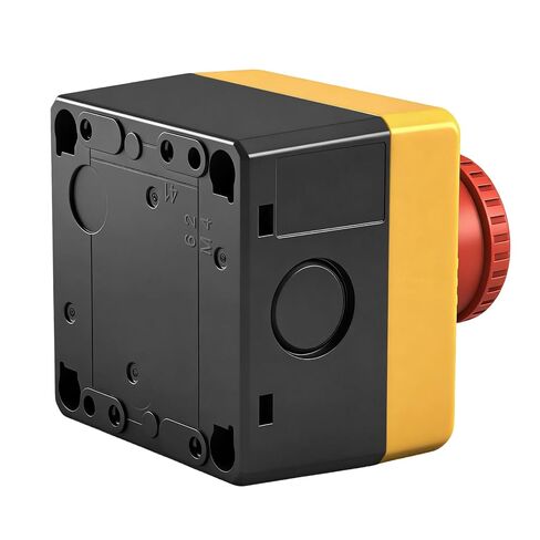 Heschen Industrial Emergency Stop Switch Station, 1NO+1NC Contacts, Red Mushroom Head, Rotary Release, TÜV UR CE, 10A 600V, for Machines, Elevators & Controls in Kuwait
