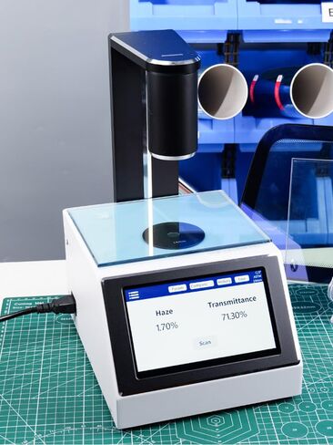 مقياس الضباب LS155B مع شاشة تعمل باللمس يقيس وضوح نفاذية الضباب يتوافق مع ASTM ISO للمواد الشفافة الشفافة in Kuwait