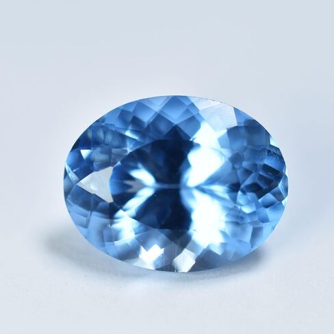 9.5 Ct Oval Cut Authentic Certified Blue Sapphire Natural Gemstone For Art Use in Kuwait