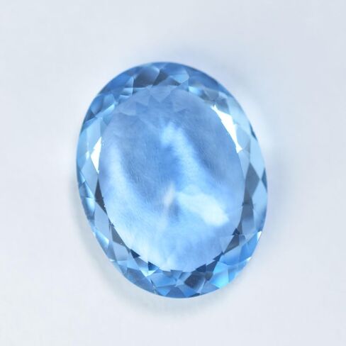 9.5 Ct Oval Cut Authentic Certified Blue Sapphire Natural Gemstone For Art Use in Kuwait