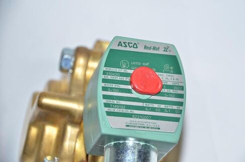 ASCO 8221G007-120/60,110/50 صمام لولبي نحاسي يعمل بإغلاق بطيء، حجم الأنبوب 1 بوصة، مغلق بشكل طبيعي في اتجاهين، ختم النتريل بوتيلين، فتحة 1 بوصة، تدفق 11.5 فولت، 120 فولت/60 هرتز، 110 فولت/50 هرتز in Kuwait