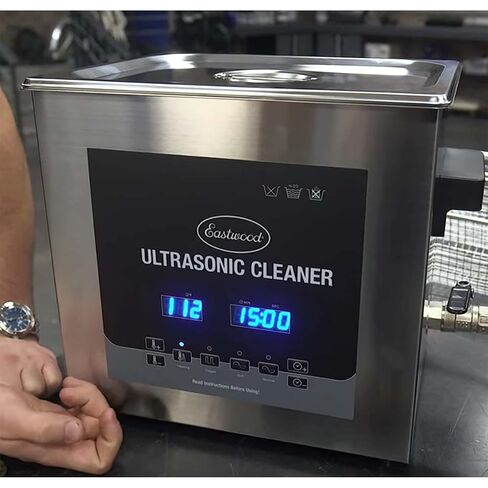 Eastwood Heated Ultrasonic Cleaner 9L Capacity with Degas Ultra High 40000 Hz Frequency and Stainless Steel Tank in Kuwait