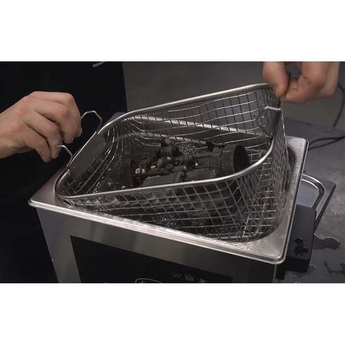 Eastwood Heated Ultrasonic Cleaner 9L Capacity with Degas Ultra High 40000 Hz Frequency and Stainless Steel Tank in Kuwait