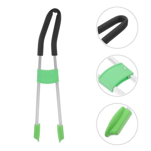 Aluminum Alloy Long Trash Picker Grabber Tool with Dual Rod Clamp for Outdoor Garbage Collection, Portable Rubbish Grabber Suitable for Sanitation and Garden Cleanup in Kuwait