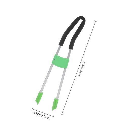 Yardwe Aluminum Alloy Trash Grabber Long Handle Picker Tool, Multifunctional Garbage Clamp with Dual Rods for Outdoor Litter Pickup and Sanitation Use in Kuwait