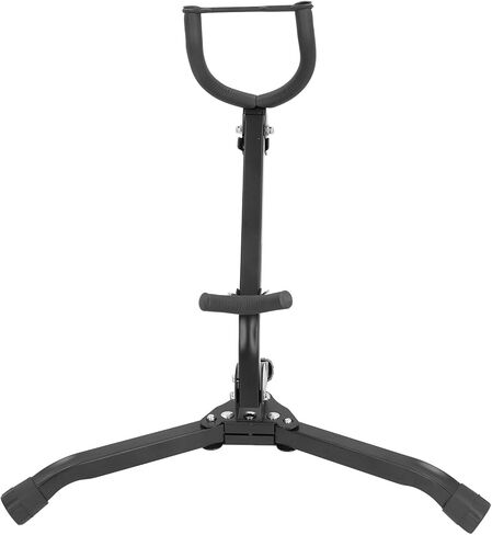 Focket Saxophone Stand, Foldable Design with Adjustable Backrest Metal Construction, for Alto Tenor Saxophones Secure Placement Portable Rack in Kuwait