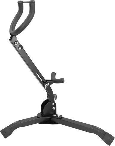 Focket Saxophone Stand, Foldable Design with Adjustable Backrest Metal Construction, for Alto Tenor Saxophones Secure Placement Portable Rack in Kuwait