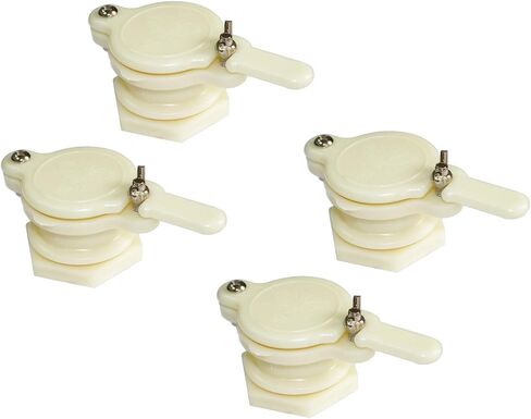 WEICHUAN 4PCS Honey Gate Valve Honey Tap for Extractor | ABS Plastic Honey Gates for Honey Extraction Equipment Beekeeping Tool in Kuwait
