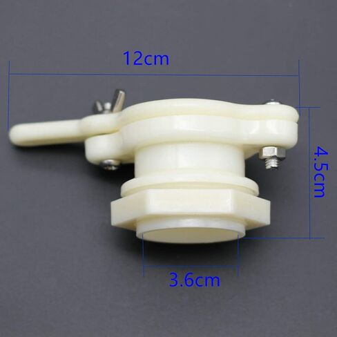 WEICHUAN 4PCS Honey Gate Valve Honey Tap for Extractor | ABS Plastic Honey Gates for Honey Extraction Equipment Beekeeping Tool in Kuwait