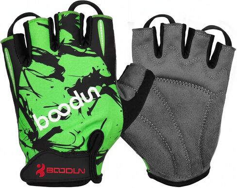 Half Finger Cycling Gloves for Men and Women - Non-Slip Palm Pad, Adjustable Wrist Strap for Cycling, Mountain Biking, Road Biking in Kuwait