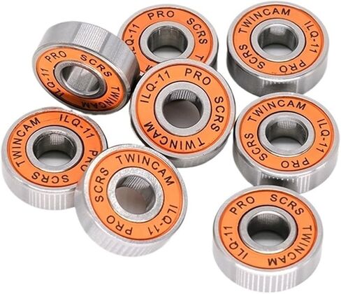 8 Pieces 608 RS Bearing ILQ-11 8x22x7 Longboard Speed ​​Inline Wheel Skate Scooter Smooth(8Pcs ILQ-11 Black) in Kuwait
