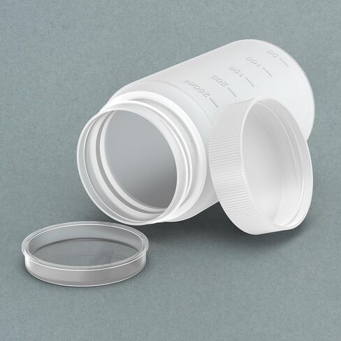 زجاجة كاشف بلاستيكية واسعة الفم من stonylab، غطاء لولبي HDPE، مستلزمات المختبرات، عبوتان، سعة 250 مل، متينة ومقاومة للمواد الكيميائية in Kuwait