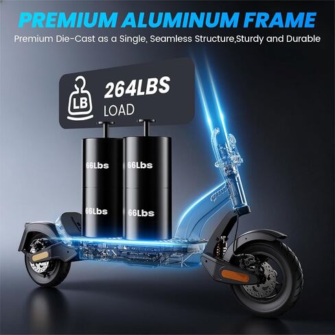 isinwheel Electric Scooter for Adults, 38 Miles Long Range, 28 Mph Top Speed, 1000W Motor, 264lbs Load, Foldable Commuting E-Scooter with 10" Pneumatic Tires, Dual Suspension, Dual Disc Brakes Grey in Kuwait
