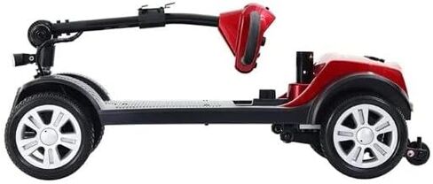 Max Sport Red Lightweight Folding Mobility Scooter with Head Light in Kuwait
