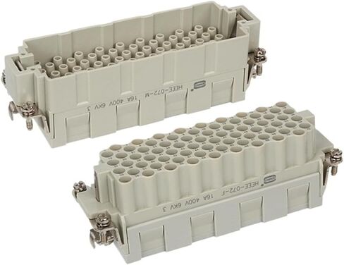 Heavy Duty Connector HDC-HEEE-072-FC Female Male 72-Pin 16A 500V Industrial Rectangular Plug in Kuwait