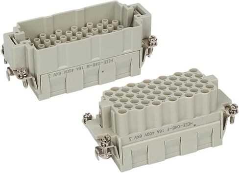 Heavy Duty Connector HDC-HEEE-048-FC 48-Pin Female Plug-In 16A 500V Rectangular Connector Plug in Kuwait