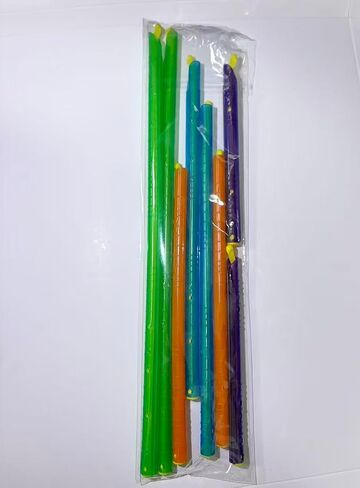 8 Pack Bag Sealer Sticks, Reusable Air Tight Food Bag Sealing Rods, 4 Sizes Long Plastic Seal Sticks for Snack Bread Coffee Food Storage, Keep Food Fresh in Kuwait