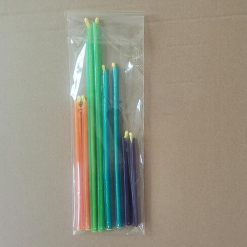 8 Pack Bag Sealer Sticks, Reusable Air Tight Food Bag Sealing Rods, 4 Sizes Long Plastic Seal Sticks for Snack Bread Coffee Food Storage, Keep Food Fresh in Kuwait