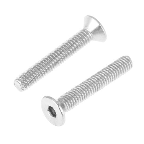 260pcs M3 304 Stainless Steel Hex Socket Flat Head Screw Bolts Nuts Kit with Box -, Industrial Fasteners, Convenient Storage in Kuwait