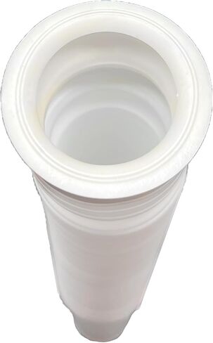 Flexible Sink Drain Pipe, 1-1/2" Expandable Flexible P-Trap Drain Pipe for 1 1/2" OR 1 1/4" Inlet pipe -12"-35" Total Length Sink P Trap, White, 1 PACK in Kuwait