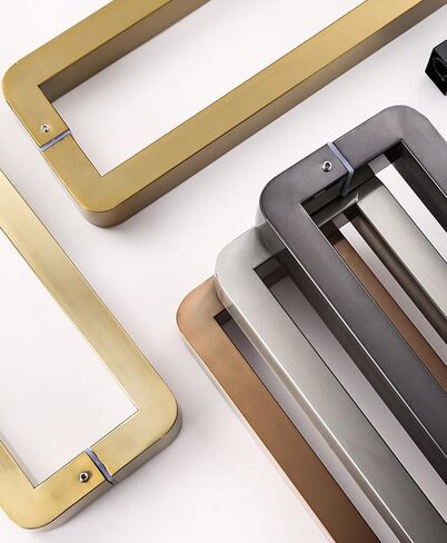 Commercial Glass Door Handle - Brushed Stainless Steel, Double-Sided Pull for Secure Grip and Elegant Entryways in Saudi Arabia