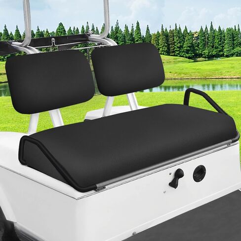 Golf Cart Seat Covers Set for Yamaha G22 G19 G16 G14 G11 G9 G8 G2, Club Car DS Pre-2000 OEM Ordinary Front Seats, Durable Breathable Seat Covers Washable Polyester Mesh Cloth Without Logo, Black in Kuwait