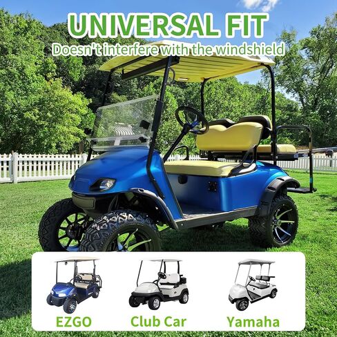 10L0L Golf Cart Grab Handles for Yamaha EZGO Club Car, 2 Pack, Aluminum Alloy Bar Grip Handles with Matte Anti-Slip Surface for Golf Cart Entry Support in Kuwait
