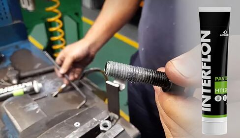 معجون Interflon HT1200 المضاد للالتصاق - درجة الحرارة العالية وNSF H1 من الدرجة الغذائية مضاد للالتصاق - يمنع تقليب المواد أثناء التصنيع والتجميع - أنبوب 150 مل in Kuwait