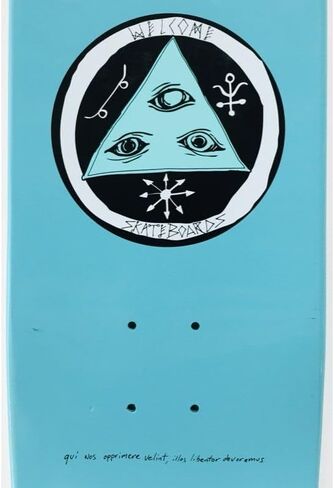 Welcome Skateboard Deck Sloth on Phoenix Teal 8.0" x 32" with Grip in Kuwait