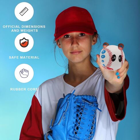 XIHIRCD Baseball Grip Trainers, Baseball Training Ball with Finger Placement Training Equipment for Beginners Teenagers to Learn Multiple Grips in Kuwait
