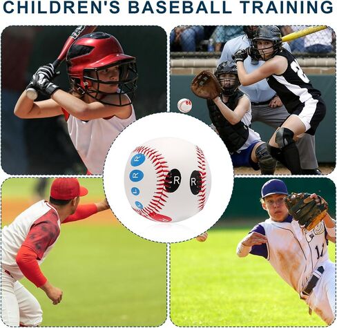 XIHIRCD Baseball Grip Trainers, Baseball Training Ball with Finger Placement Training Equipment for Beginners Teenagers to Learn Multiple Grips in Kuwait