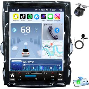 ترقية 8+128G راديو لـ Chevy Malibu 2013 2014 2015 2016 Limited: HD Touch Screen Carplay Android Auto Tesla Style Car Stereo Accessories FM AM 5Gwifi GPS Camera 36eq BT5.0 in Kuwait