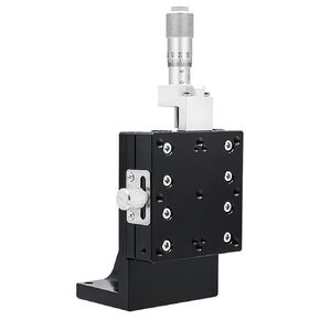 Z Axis LV40/50/60/80 Sliding Table Manual Displacement Vertical-Lift Fine Tuning Platform 1Pcs(LV40-C2) in Kuwait