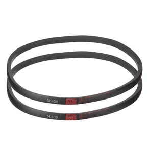 uxcell 2Pcs 5L400 Classic Wrapped Rubber V-Belt, 40" Outside Circumference x 5/8" Width x 7/16" Thick, Light Duty Single V-Beltings for Lawn & Garden Machinery, Riding Mowers in Kuwait