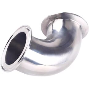 Tri-Clamp Φ57Φ63mm OD 77.5mm 90° Elbow Sanitary 304 Stainless Steel 90°Quick-Connect Elbow(57mm) in Kuwait