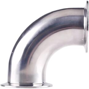 Tri-Clamp Φ19Φ25Φ32Φ38mm OD 50.5mm 90° Elbow Sanitary 304 Stainless Steel 90°Quick-Connect Elbow(19mm) in Kuwait